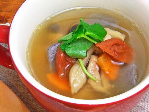 イストワール-鶏肉とこんにゃくの梅風味スープ.jpg